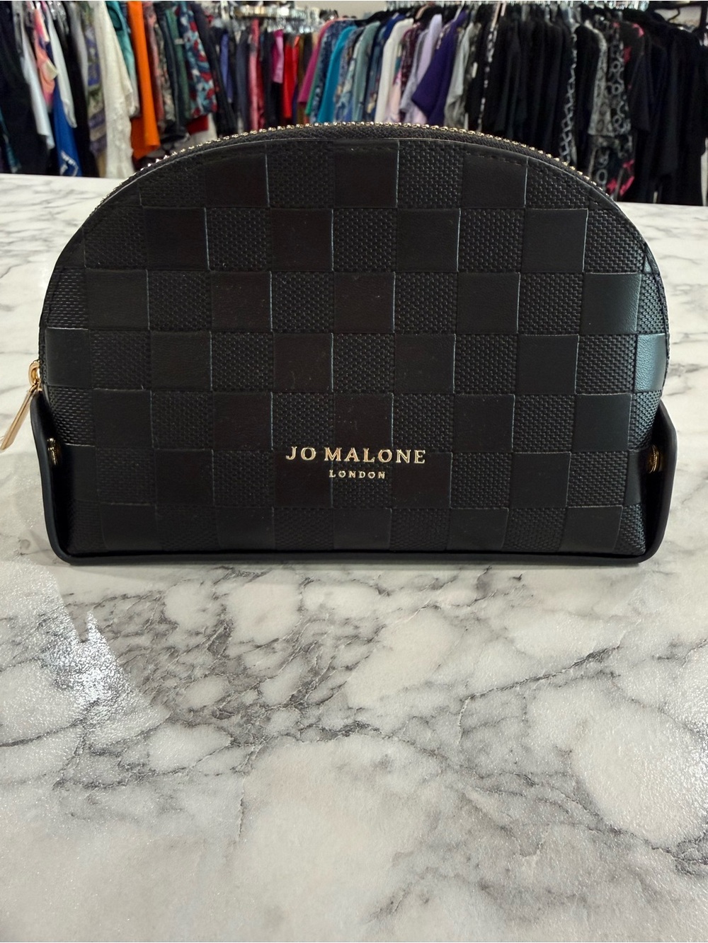 Jo Malone London Black Checker Cosmetic Pouch